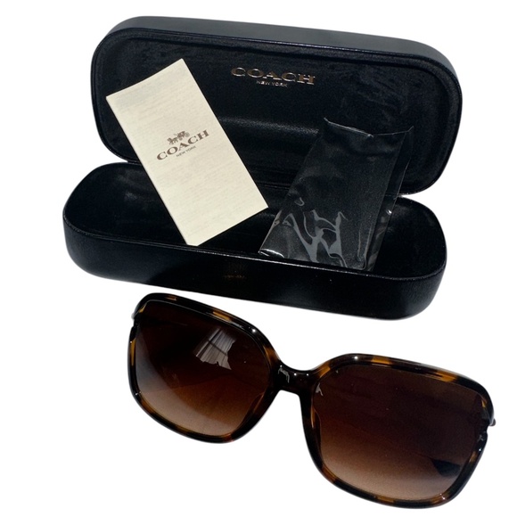 Coach Metal Open Frame Sunglasses - Picture 4 of 6